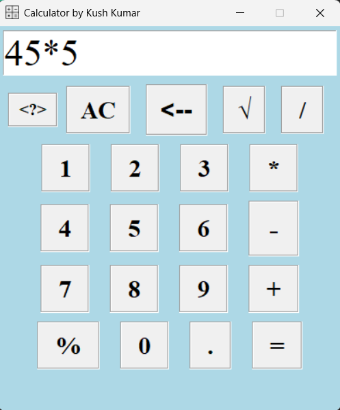 Calculator Preview